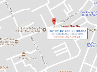 Bán Đất Tân Bình- Nguyễn Phúc Chu Giá Tốt, Vị Tí Đẹp - Shr - Tiện Đầu Tư