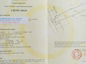 Bán Đất Tân Bình- Nguyễn Phúc Chu Giá Tốt, Vị Tí Đẹp - Shr - Tiện Đầu Tư