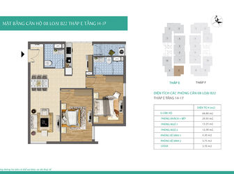 Bán Căn Góc E.08  68m2 Cc Xuân Phương Residence Giá 24,5tr/M2 Lh 096.9148.096