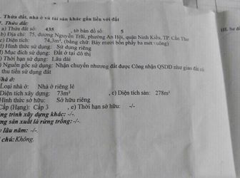Cần Bán Gấp Nhà 2 Lầu, Đường Nguyễn Trãi