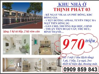 Bán Nhà 970 Triệu, 50M2, Đường An Phú Đông 03, Phường An Phú Đông, Quận 12