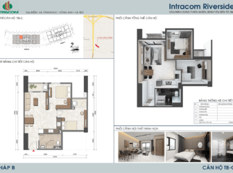 Bán Căn Hộ Hướng Công Viên Kim Quy Chỉ Với 1 Tỷ Tại Dự Án Chung Cư Intracom Riverside