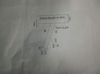 Đất Thổ Cư Cần Giuộc Mặt Tiền Đường Nguyễn An Ninh, Cách Bệnh Viện Cần Giuộc 284M