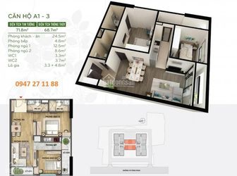 Căn Góc 132M2 Giá Chỉ 26,8Tr/m2 Tại Dự Án Riverside Garden - 349 Vũ Tông Phan, Bảng Giá Cđt Tầng 18