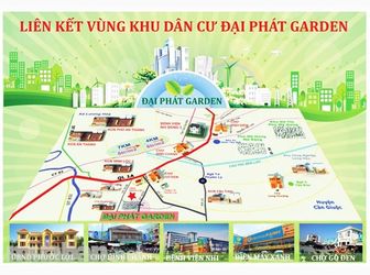 Ưu Đãi Cho 25 Khách Hàng Đầu Tiên Dự Án Đại Phát Garden, 3Tr8/nền, Liền Kề Chợ Bình Chánh