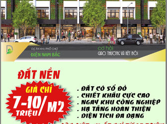 Đất Khu Phố Chợ, Đường Nguyễn Tất Thành, Điện Nam Bắc, Cách Hội An 2Km Khu Vực Dân Cư Đông