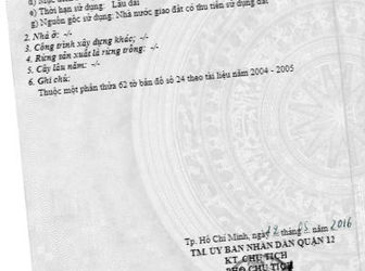 Bán Đất Thổ Cư, Xây Dựng Tự Do, Có Sẵn Giấy Phép Xây Nhà 2 Tấm