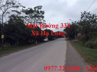 Cần Bán Đất Mặt Đường 334 Thôn 4 Xã Hạ Long, Vân Đồn. 