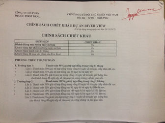 Chỉ Còn 1 Vài Sản Phẩm Đẹp Của Dự Án River View