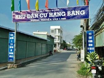 Bán 3 Nền Thổ Cư 100%, 4X14M, Khu Dân Cư Hàng Bàng Đường Nguyễn Văn Linh, Gần Cầu Bà Bộ 