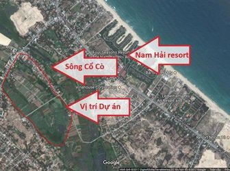 Đất Cách Biển 600M. Mặt Tiền Sông Cổ Cò. Vị Trí Đẹp. Giá Chỉ Từ 440Tr