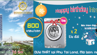 Chương Trình “Cực Hấp Dẫn “ Cho Dự Án Chung Cư Intracom Riverside Vào Ngày 16/12. Lh 0969 793 624