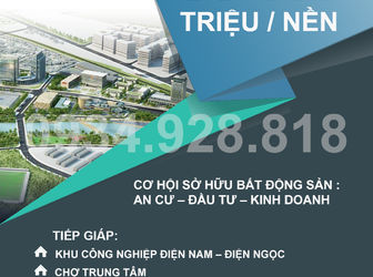 Khu Đô Thị Trung Tâm Điện Ngọc, Giá Chỉ Từ 300 Tr/nền