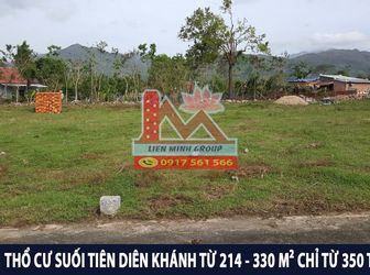 Đất Nền Thổ Cư Đẹp Ở Suối Tiên,diên Khánh,nha Trang Chỉ Từ 350 Tr/lô