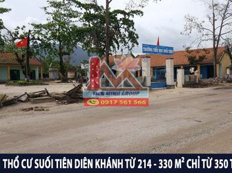 Đất Nền Thổ Cư Đẹp Ở Suối Tiên,diên Khánh,nha Trang Chỉ Từ 350 Tr/lô