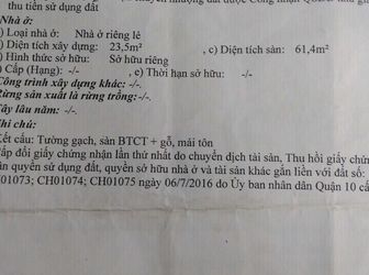 Cần Bán Nhà Mặt Tiền Quận 10 Đường Cao Thắng