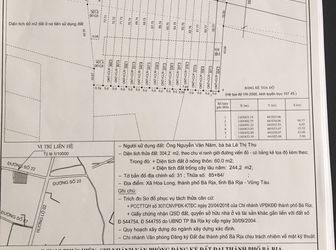 Sở Hữu Ngay Đất Nền Tuyệt Đẹp Giá Rẻ Xã Hòa Long, Bà Rịa, 2 Triệu/m2