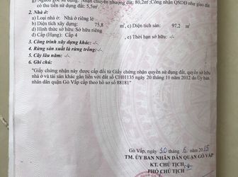 Bán Nhà Hxh 4M, Dt 4X21M, Gần Gx Trung Bắc, Đường Lê Đức Thọ, Gò Vấp