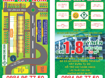 Đất Nền Khu Dân Cư Hương Lộ 2 Giá Rẻ Đầu Tư Sinh Lời Ngay