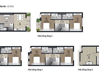 Biệt Thự Sunshine Wonderland Villa Ciputra Diện Tích 75 - 100M2, Hạ Tầng Đồng Bộ Tiêu Chuẩn Quốc Tế