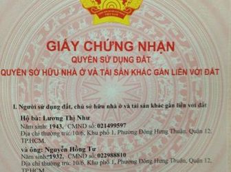 Đường Tân Thới Hiệp, Phường Tân Thới Hiệp, Quận 12, Hồ Chí Minh 900Tr/100M