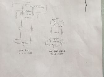 Đi Định Cư Nước Ngoài Cần Bán Nhà 1 Trệt 1 Gác Lững, Đô Đốc Long, Quận Tân Phú