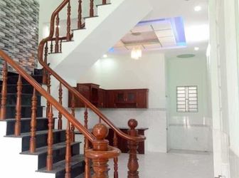 Bán Nhà Mới Xây 1 Trệt 1 Lầu, Sổ Hồng Riêng Bình Chánh 100%