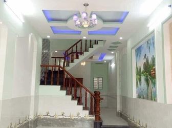 Bán Nhà Mới Xây 1 Trệt 1 Lầu, Sổ Hồng Riêng Bình Chánh 100%