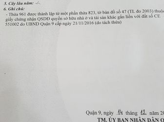 Cần Bán Đất Nền Quận 9 - 95M2 - Giá 3 Tỷ