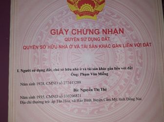 Cần Bán Đất Vườn Tại Xã Bảo Bình Cẩm Mỹ Đồng Nai 1,8 Mẫu Sổ Đỏ Chính Chủ