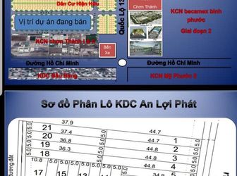 Kdc An Lợi Phát, Chơn Thành Bình Phước, Sổ Hồng Riêng, Công Chứng Ngay Trong Ngày. Hỗ Trợ Đầu Ra Trong Vòng 6 Tháng.