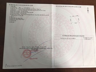 Cần Tiền Bán Gấp Lô Đất Đối Diện Khu Công Nhgiệp Tóc Tiên Giá 1.5Tr/m2