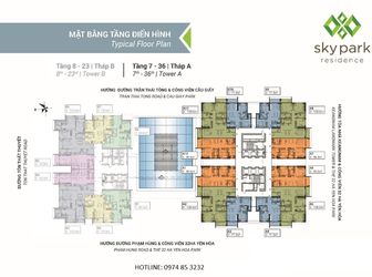 Nhượng Bán Căn Họ 3Pn Tại Chung Cư Sky Park Số 3 Tôn Thất Thuyết. Lh:0337495404