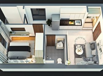 Chính Chủ Cần Nhượng Lại Căn Hộ 1,2 Phòng Ngủ - Bcons Suối Tiên Làng Đại Học, Hỗ Trợ Vay 70%