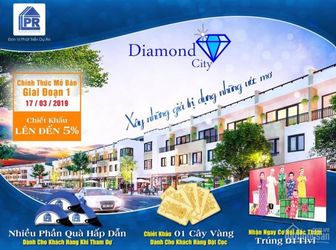 Chỉ 620 Triệu, Sở Hữu Ngay Sổ Hồng Đất Nền Dự Án Diamond City Củ Chi, Lh 0965573475