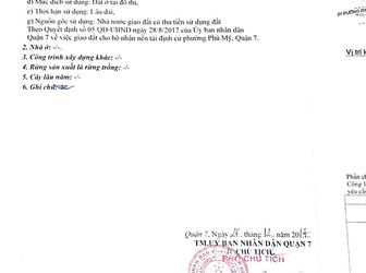 Bán Đất Khu Tái Định Cư Phạm Hữu Lầu .Dt 5X18M. Hướng Bắc . Giá 5.95 Tỷ .