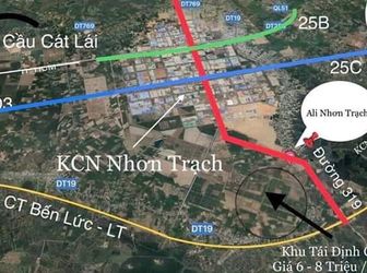 Đất Nền Nhơn Trạch Giá 5.5Tr/m2
