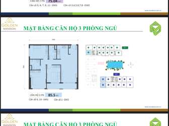 Giá Cực Rẻ Cho Căn Hộ Golden Mansion 86M2 3Pn Chỉ 4 Tỷ