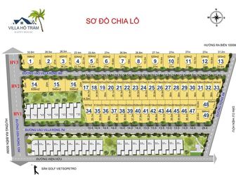 Đất Việt Thự Gold View Hồ Tràm 