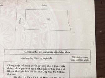 Đất 2 Mặt Tiền Đường Tỉnh Lộ 10, 43X20M Thổ Cư 100% Sổ Hồng Riêng.