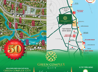  Nhận Đặt Chỗ Giai Đoạn 1 Dự Án Green Complex City - Đất Nền Ven Biển Tại Bình Định