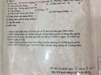 Bán Nhà 4X20 Thạnh Lộc 19 Gần Ngã Tư Ga Shr/giá 2,2Ty