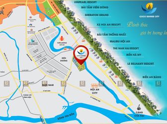 Kđt Mới Coco Sunrise City - View Sông - Gần Biển - Gía 17Tr/m2. Hạ Tầng 80% - Pháp Lý Đầy Đủ