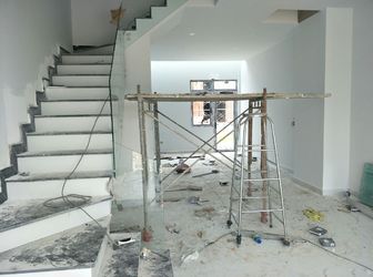 Nhà 1 Trệt 2 Lầu Mới Xây Liền Kề Tp.Mới Bình Dương 900 Triệu