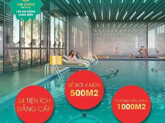 Ck 8%gtc, Giá Chỉ Từ 23.5Tr Sở Hữu Căn Hộ Tsg Lotus Sài Đồng - Long Biên, Liền Kề Vinhomes Riverside.