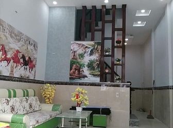 Bán Nhà Một Lầu Chợ Hưng Long Bình Chánh 590 Triệu 100%