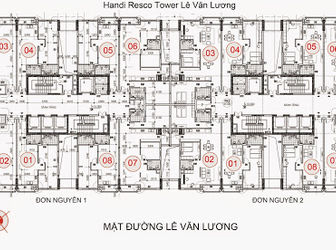 Chính Chủ Bán Căn Hộ 1407 Đơn Nguyên 1 Chung Cư  Handiresco Mặt Đường Lê Văn Lương. 