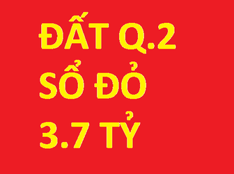 Đất Nền Q2 Giá Đầu Tư 3Ty7 Tc100% Xây Dựng Tự Do