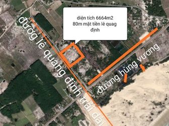 Đất Biển Mặt Tiền Lê Quang Định Ở Lagi - Bình Thuận - Giá Chỉ 5Tr/m2