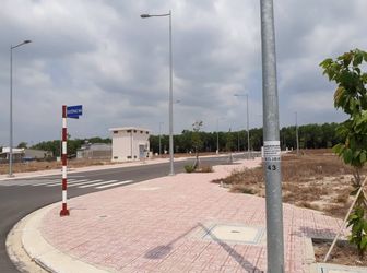 Đất 2 Mặt Tiền Khu Tái Định Cư Tân Phước, Đối Diện Cảng Cái Mép 5*20 Sổ Hồng Sẵn